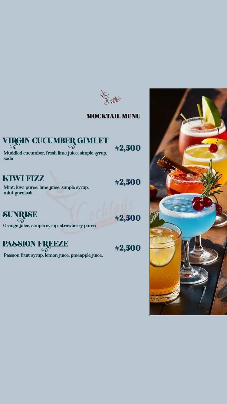 Menu flyer 2